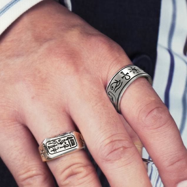WorldNorse handgefertigtes 925er Silber Runenring - image 3