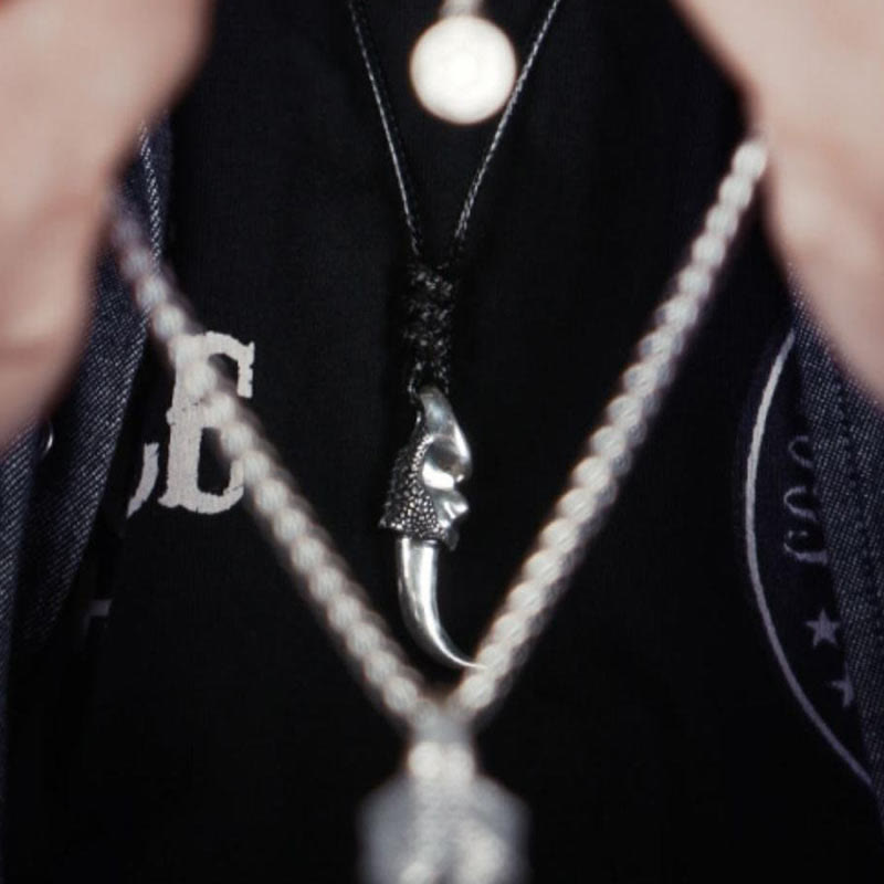 WorldNorse Halskette mit Nordischer Drache , 925er Sterlingsilber - image 2