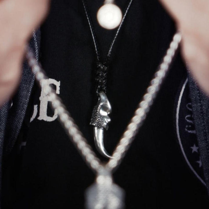 WorldNorse Halskette mit Nordischer Drache , 925er Sterlingsilber - image 2