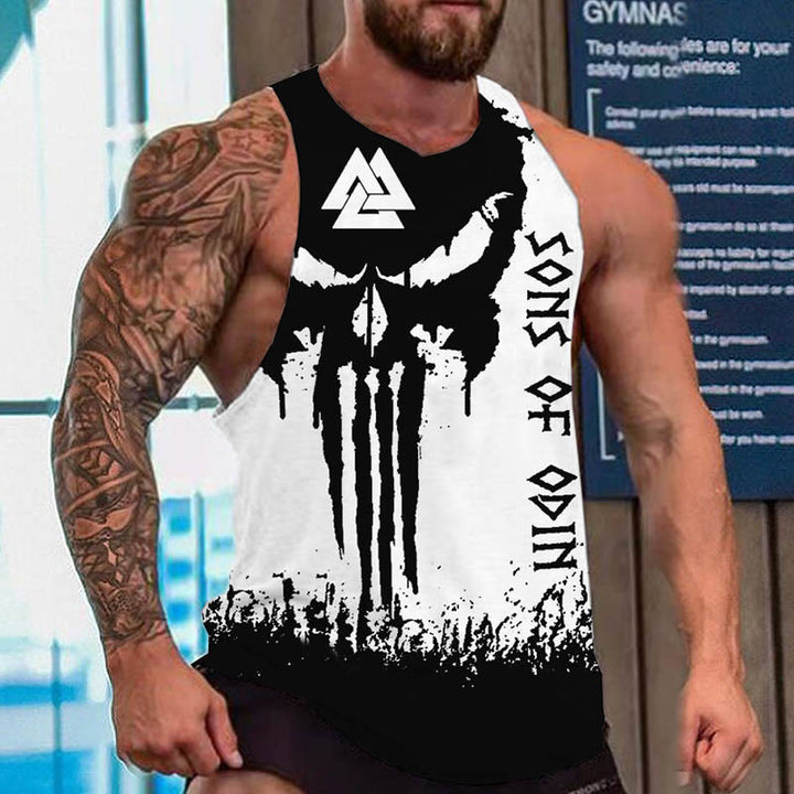 WorldNorse Runes Valknut Weste