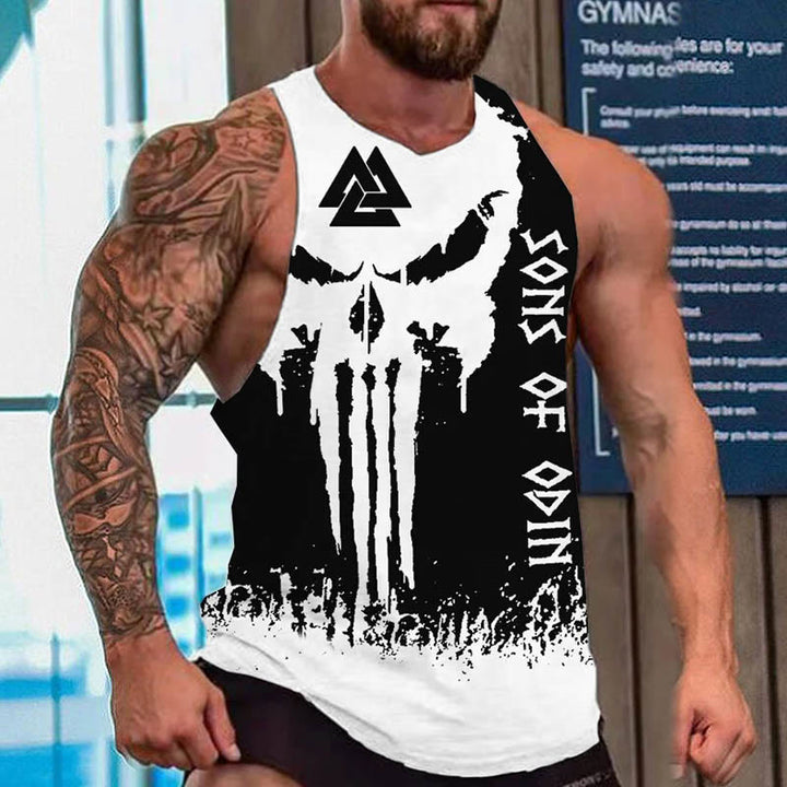 WorldNorse Runes Valknut Weste