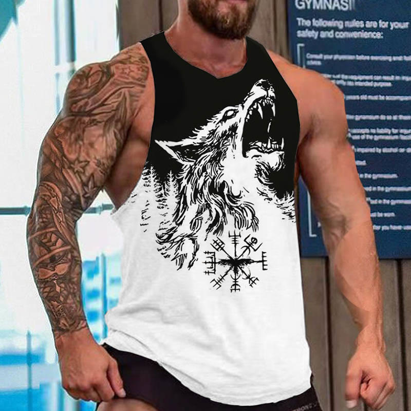 Weste Wolves Vegvisir Raven - Weiß - US/UK/AU52, EU62 (6XL) - image 0