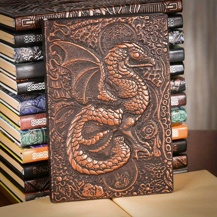 WorldNorse Notizbuch mit geprägtem fliegenden Drachen