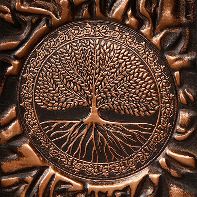 WorldNorse Prächtiger Baum des Lebens Notizbuch