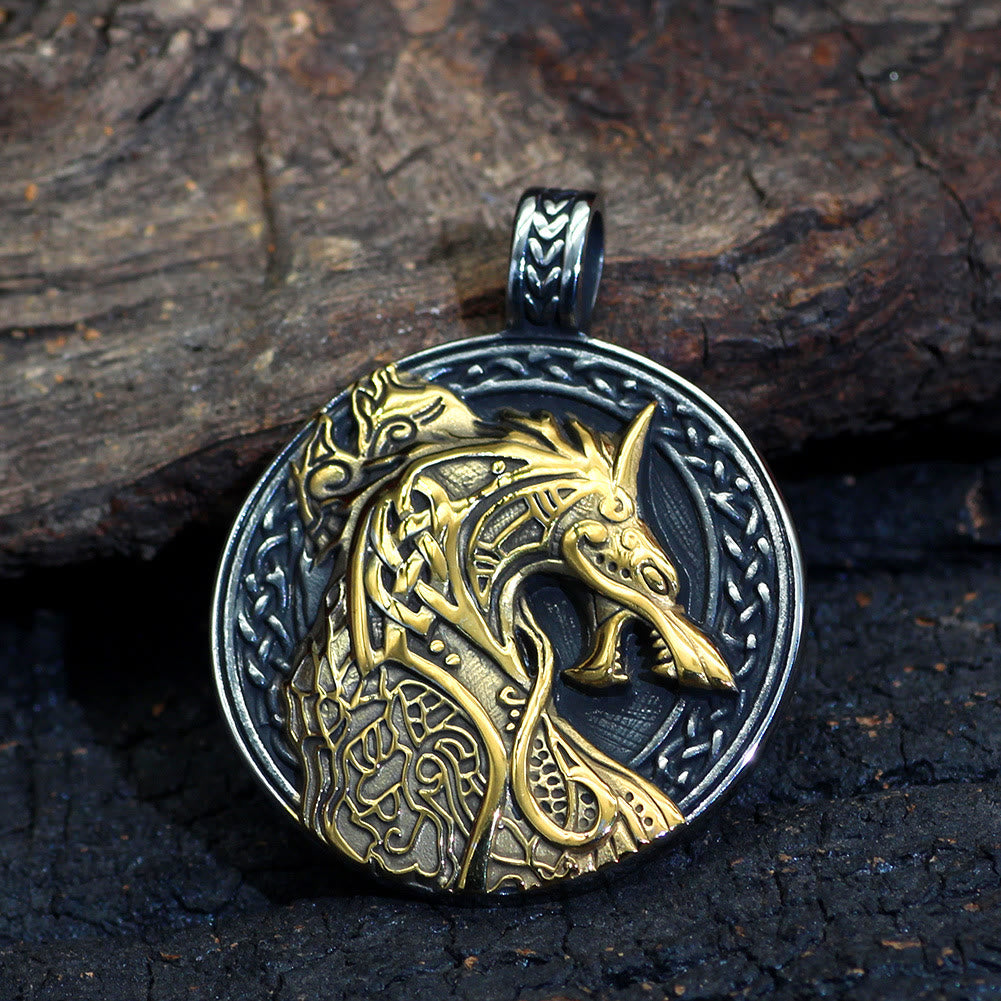 WorldNorse Jormungandr Keltischer Knoten Halskette