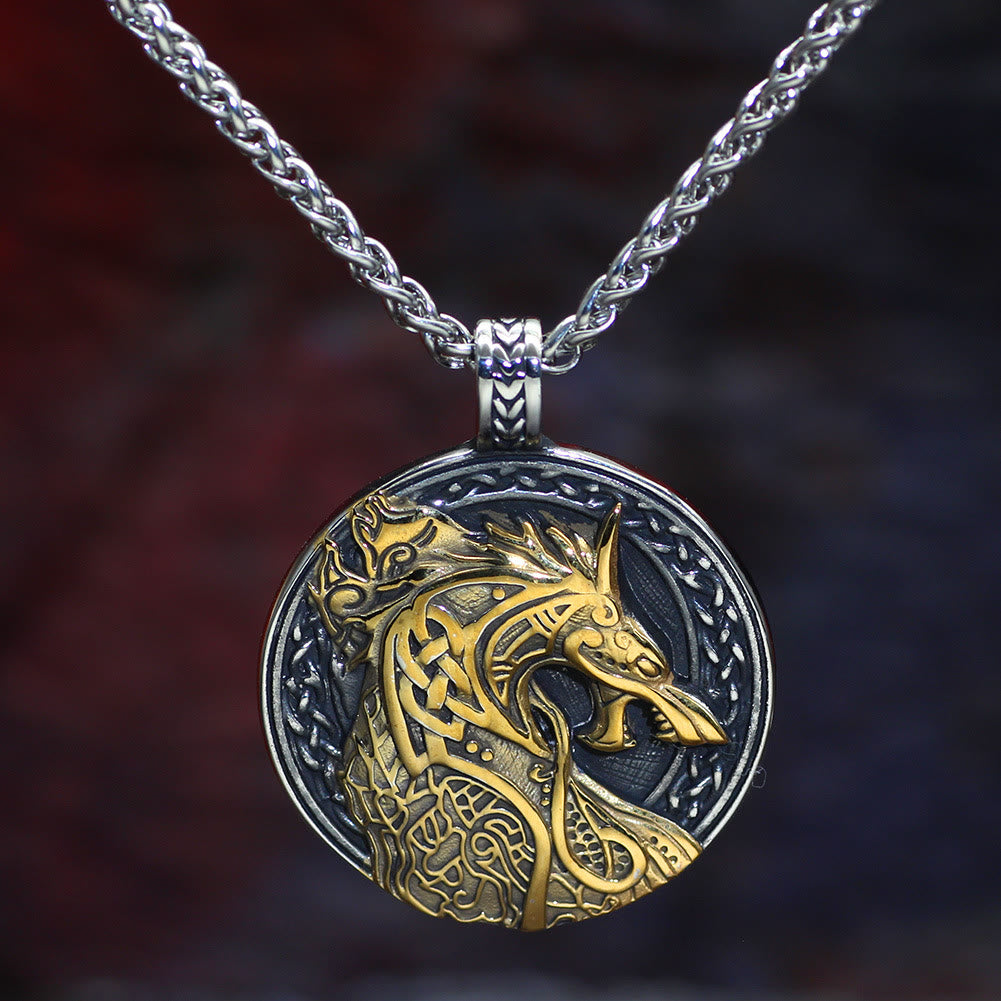 WorldNorse Jormungandr Keltischer Knoten Halskette