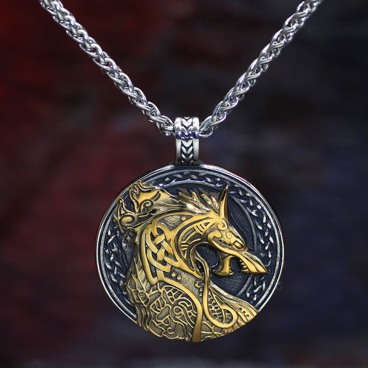WorldNorse Jormungandr Keltischer Knoten Halskette