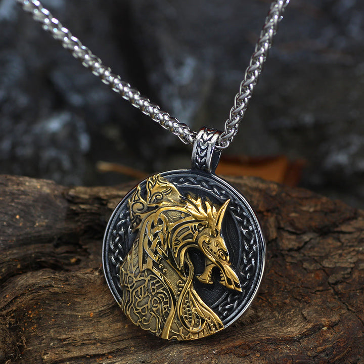 WorldNorse Jormungandr Keltischer Knoten Halskette