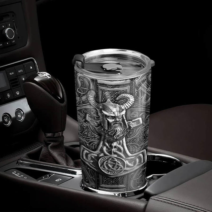 WorldNorse Odin Mjölnir Keltischer Knoten Wikinger Becher