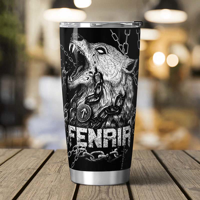 WorldNorse Wikinger Fenrir ls Bound By Chains Becher