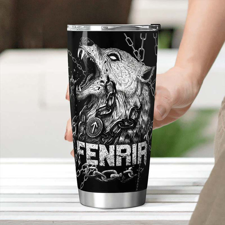 WorldNorse Wikinger Fenrir ls Bound By Chains Becher