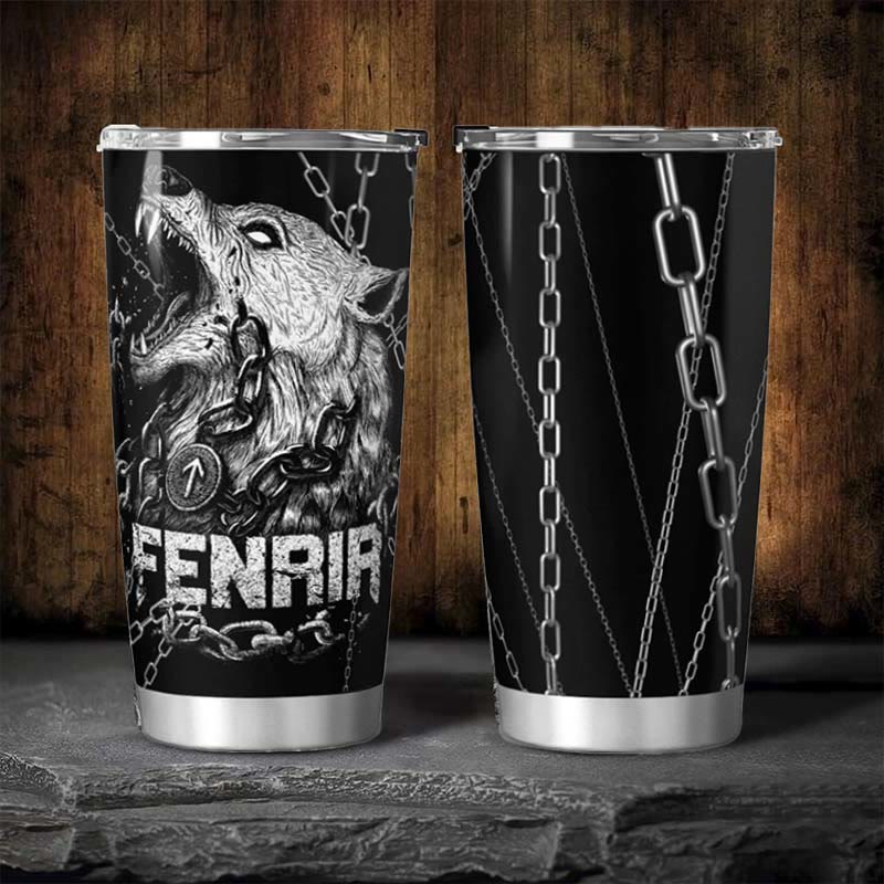 WorldNorse Wikinger Fenrir ls Bound By Chains Becher