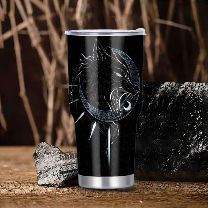 WorldNorse Die Söhne von Fenrir Skoll und Hati Becher