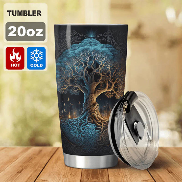WorldNorse Yggdrasil Baum des Lebens Wikinger-Becher