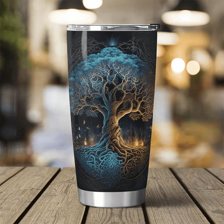 WorldNorse Yggdrasil Baum des Lebens Wikinger-Becher