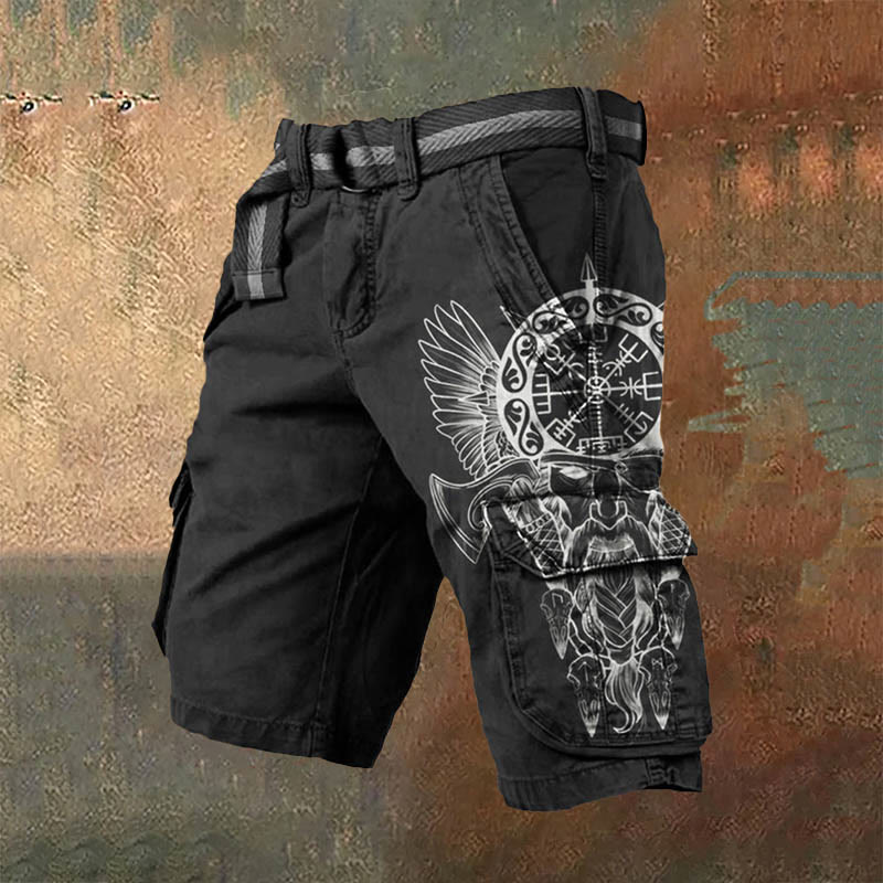 WorldNorse Wikinger- Cargo-Shorts Vegvisir - US/UK/AU50, EU60 (5XL) - image 1