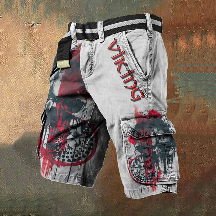 WorldNorse Cargo-Shorts mit Raven -Rabenschädelkopf - US/UK/AU50, EU60 (5XL) - image 1