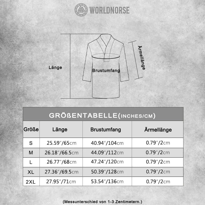 WorldNorse Mittelalterliches ärmelloses Kostümhemd mit Schnürkragen