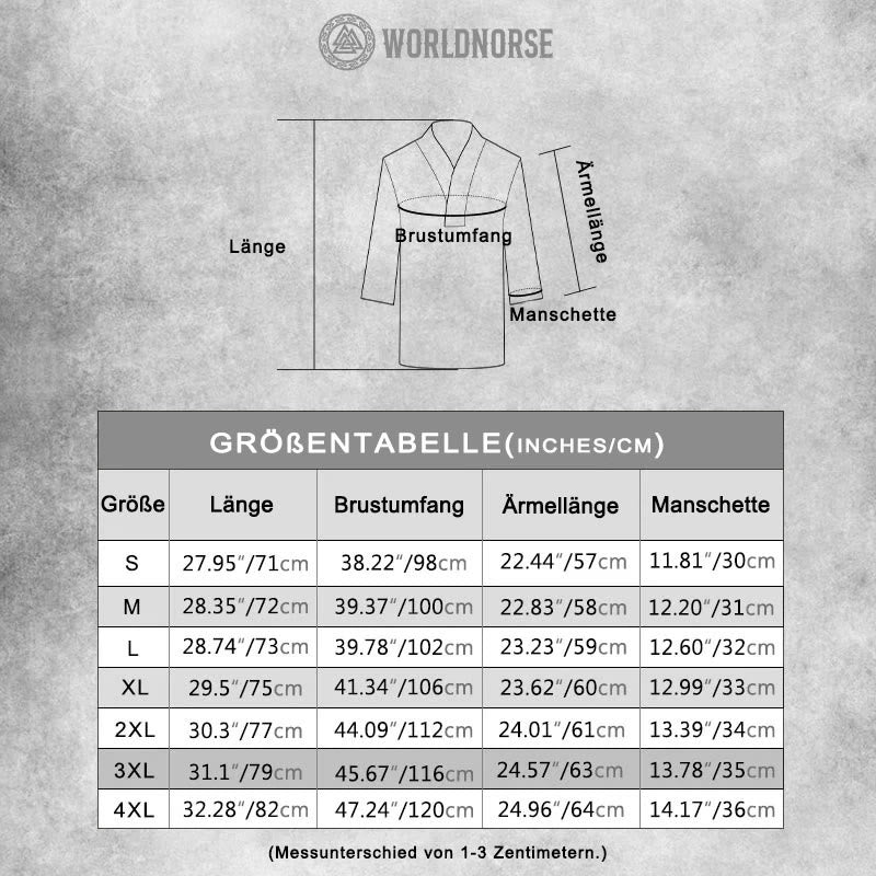 WorldNorse Nordisches Kostümhemd mit Schnürkragen