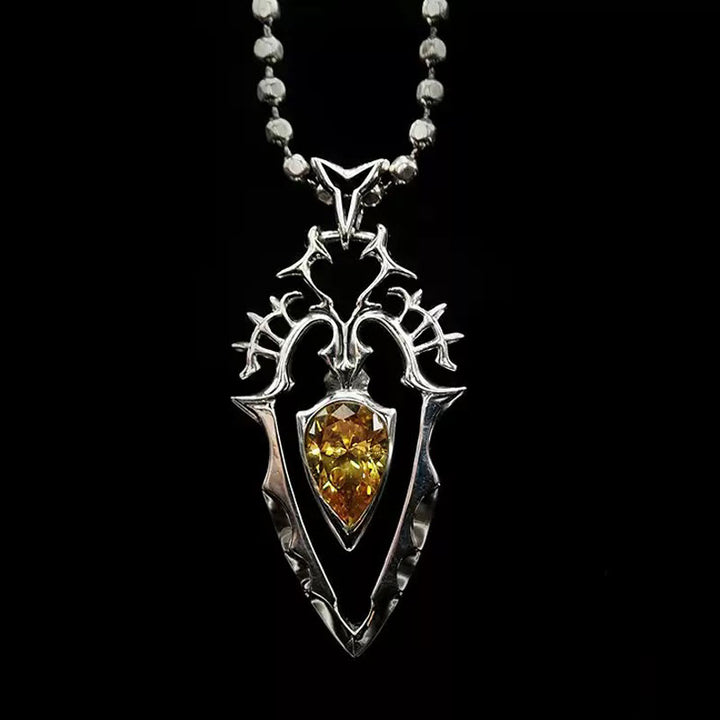WorldNorse Halskette mit gotischem Speer, handgefertigtes 925er Silber - Halskette - image 0