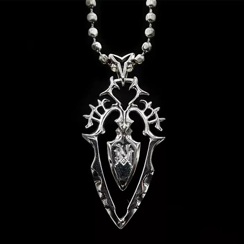WorldNorse Halskette mit gotischem Speer, 925er Sterlingsilber