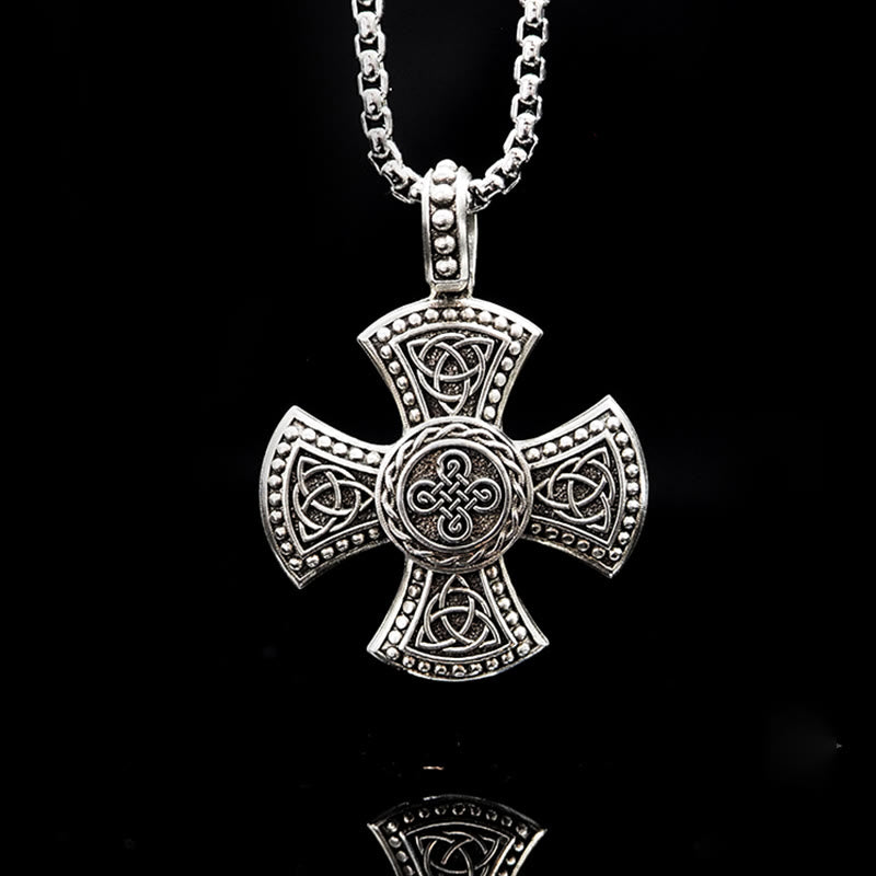 WorldNorse Halskette mit Keltischer Knoten und Triquetra -Anhänger aus 925er Sterlingsilber - Halskette - image 0