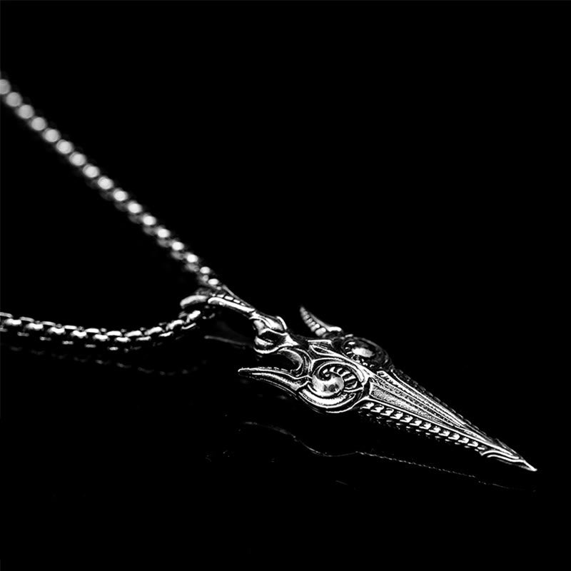 WorldNorse Halskette „Eternal Gun“ aus 925er Sterlingsilber