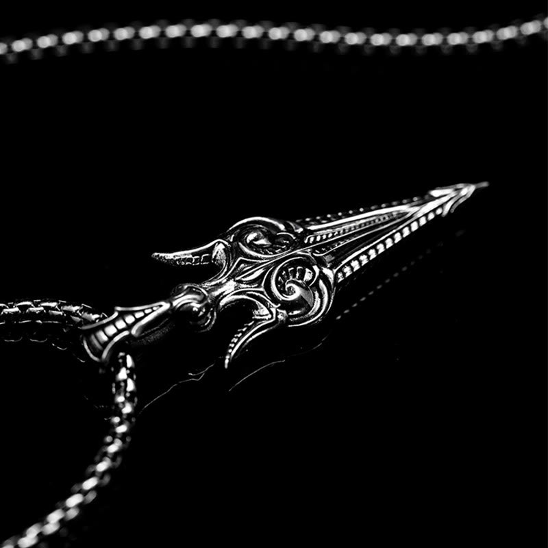 WorldNorse Halskette „Eternal Gun“ aus 925er Sterlingsilber