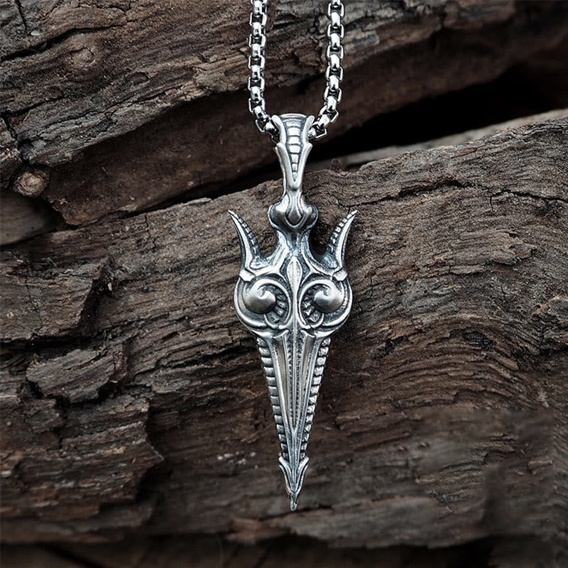 WorldNorse Halskette „Eternal Gun“ aus 925er Sterlingsilber
