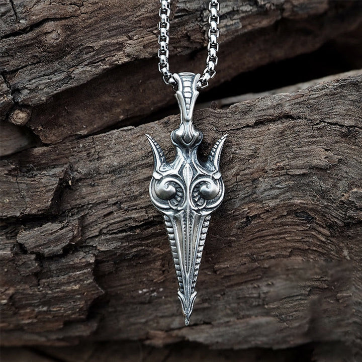 WorldNorse Halskette „Eternal Gun“ aus 925er Sterlingsilber