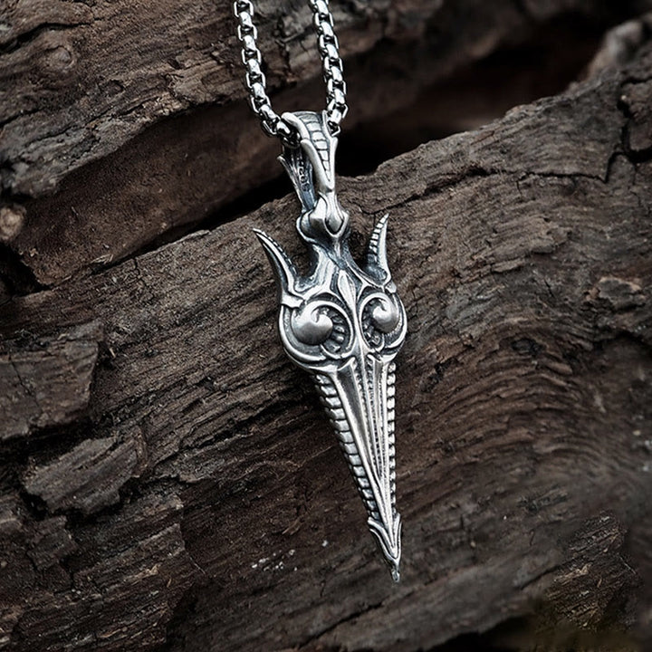 WorldNorse Halskette „Eternal Gun“ aus 925er Sterlingsilber