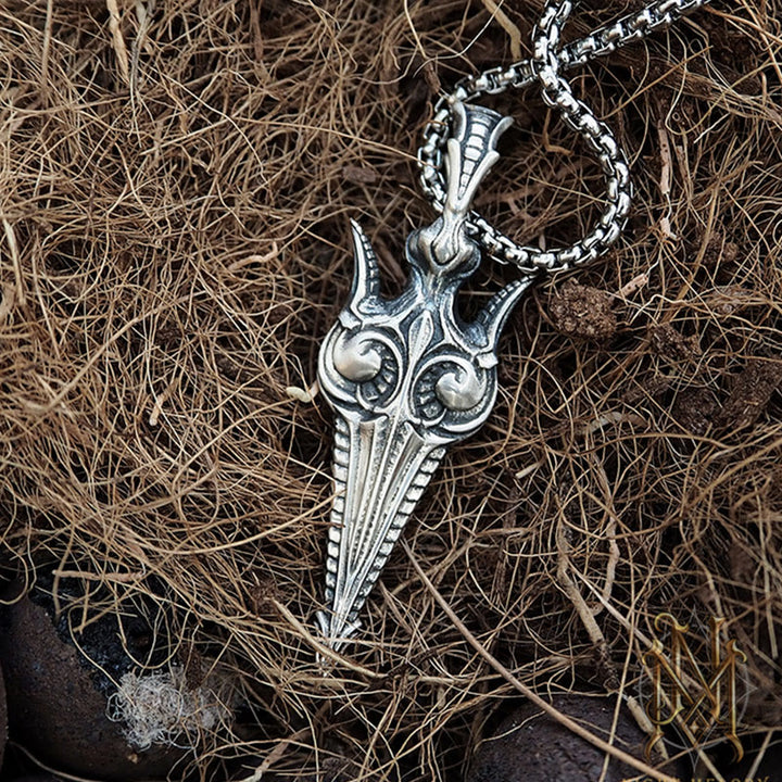 WorldNorse Halskette „Eternal Gun“ aus 925er Sterlingsilber