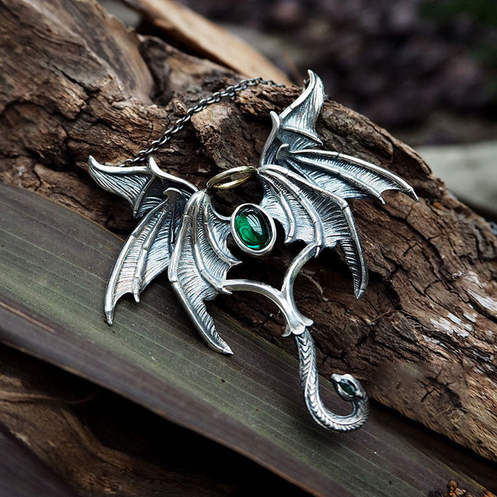 WorldNorse Halskette mit dunklen Engel- und Dämonenflügeln aus 925er Sterlingsilber - image 4