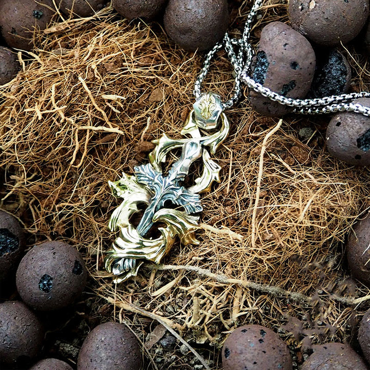 WorldNorse Halskette mit Triquetra -Kreuz aus 925er Sterlingsilber - image 3