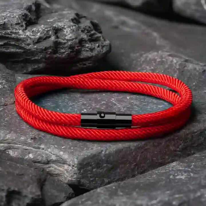 WorldNorse Minimalistisches geflochtenes Armband aus Edelstahl mit Magnetverschluss - image 21