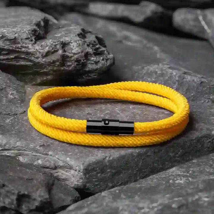 WorldNorse Minimalistisches geflochtenes Armband aus Edelstahl mit Magnetverschluss - image 24