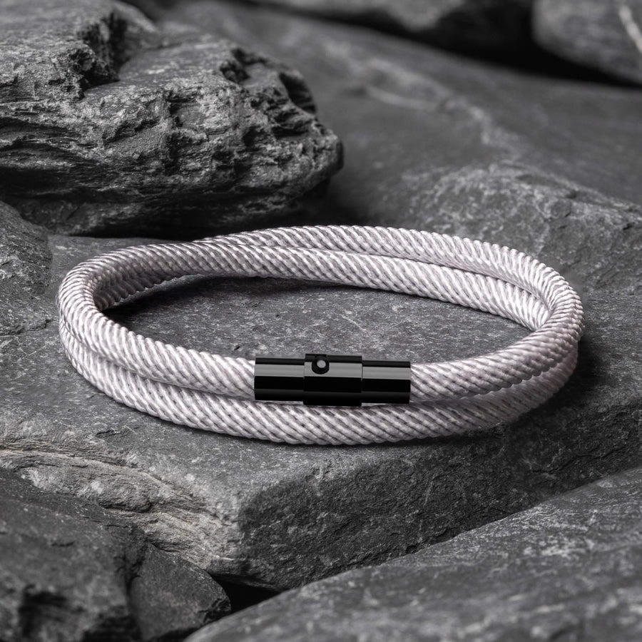 WorldNorse Minimalistisches geflochtenes Armband aus Edelstahl mit Magnetverschluss - image 31
