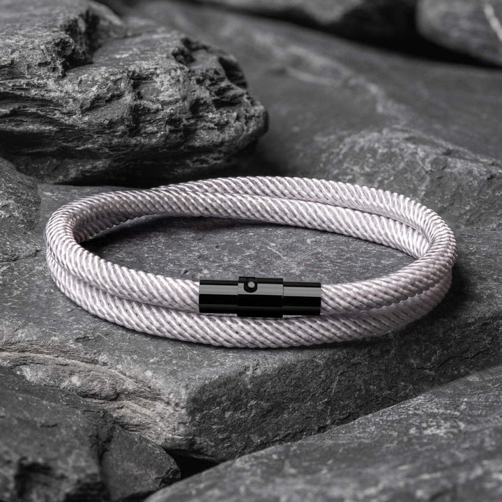 WorldNorse Minimalistisches geflochtenes Armband aus Edelstahl mit Magnetverschluss - image 31