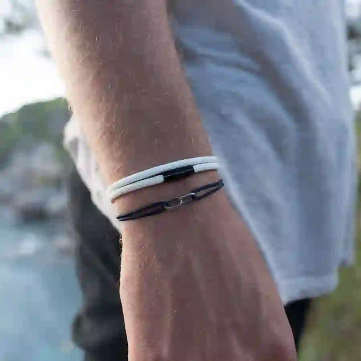 WorldNorse Minimalistisches geflochtenes Armband aus Edelstahl mit Magnetverschluss - image 33