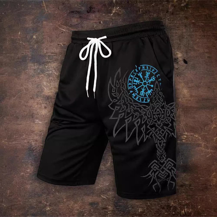 WorldNorse Vegvisir Raven Shorts - Blau - US/UK/AU54，EU64 (7XL) - image 1
