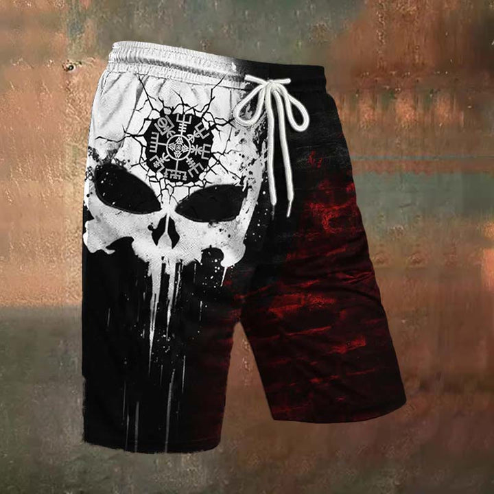 WorldNorse Vegvisir Empty Eyes Shorts