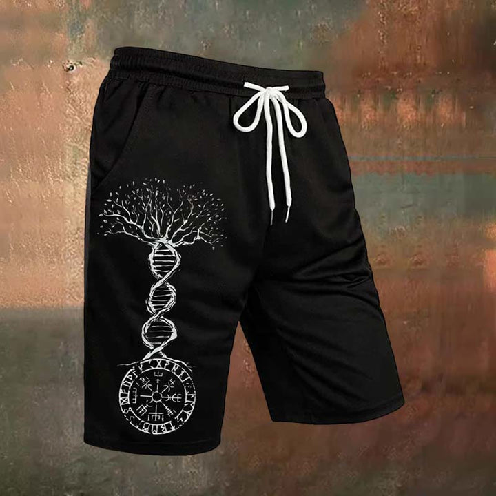 WorldNorse Yggdrasil Vegvisir Shorts