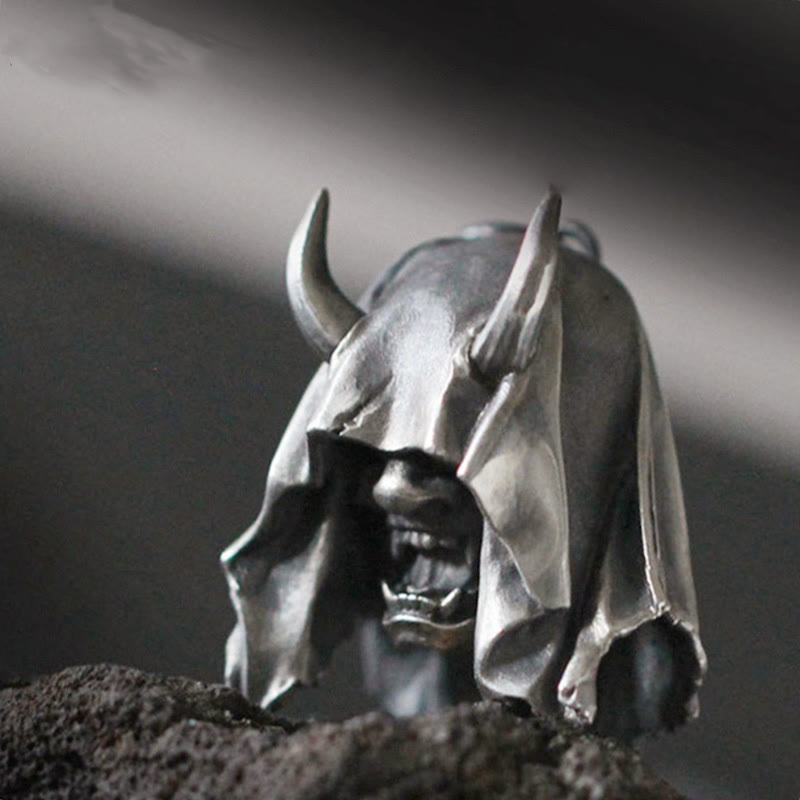 WorldNorse Gothic Dämonenschädel-Halskette