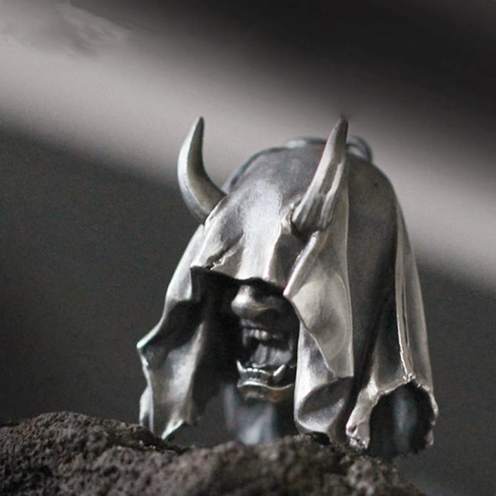 WorldNorse Gothic Dämonenschädel-Halskette