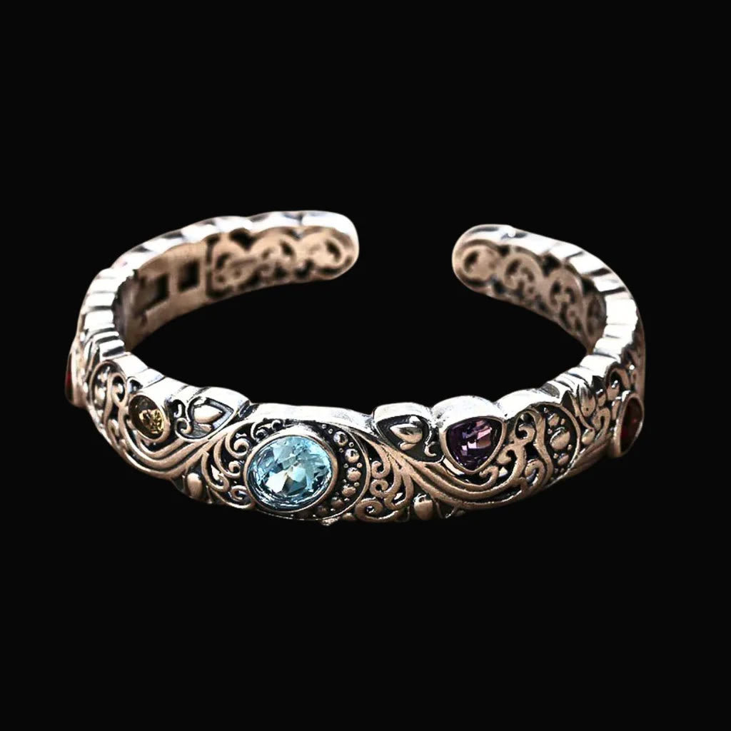 WorldNorse Frigg's Perception Armband - Vintage Silber - image 0