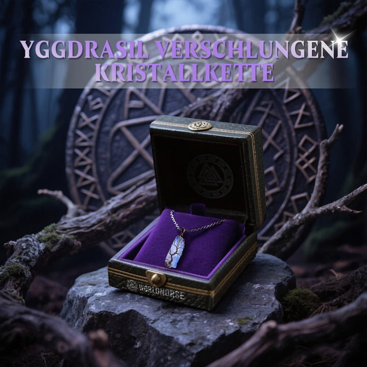 WorldNorse Yggdrasil verschlungene Kristallkette