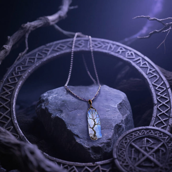 WorldNorse Yggdrasil verschlungene Kristallkette - image 5