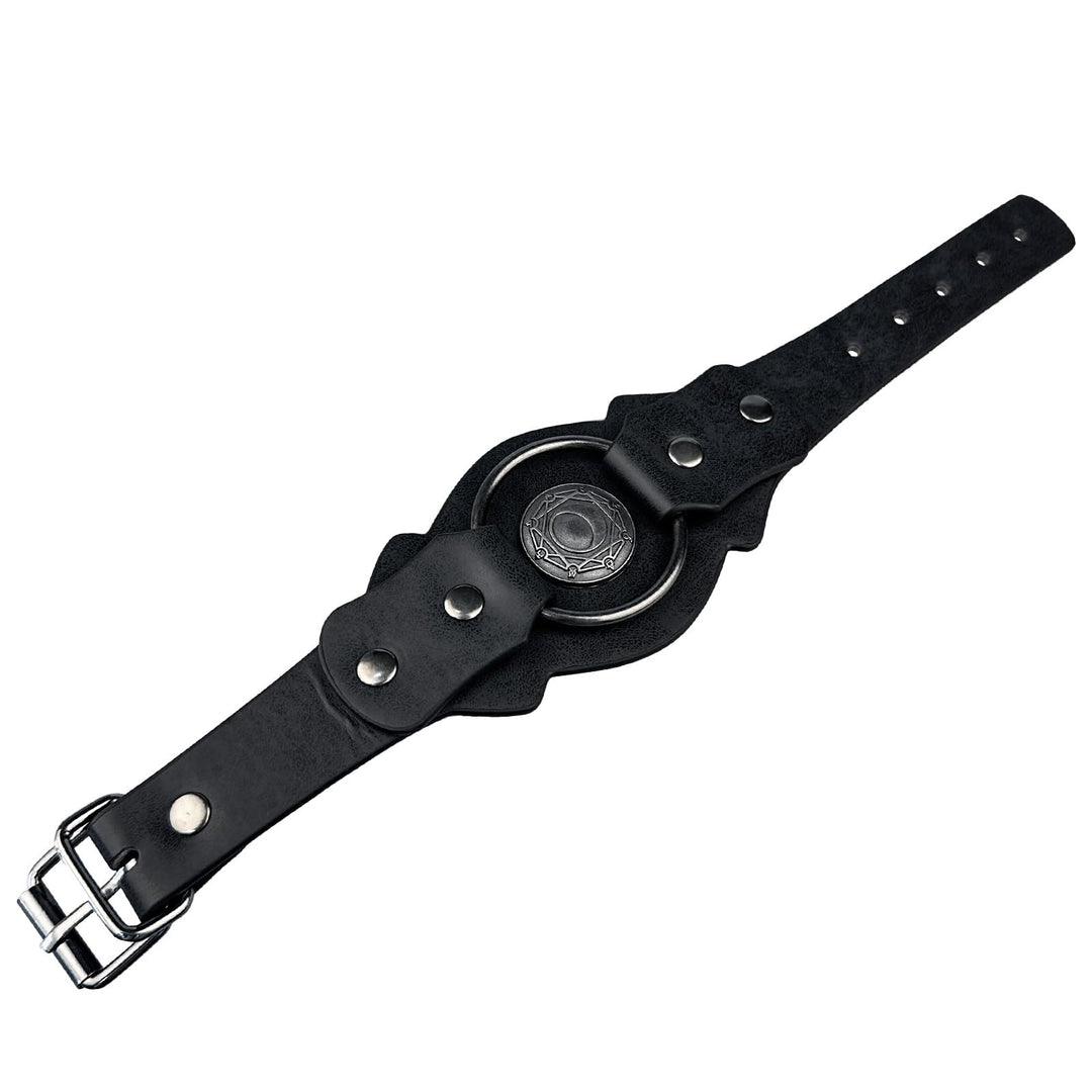 WorldNorse Retro-Armreif aus Leder mit Wikinger-Runen - image 6