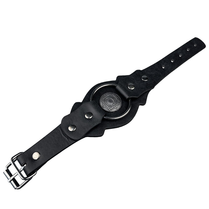 WorldNorse Retro-Armreif aus Leder mit Wikinger-Runen - image 6
