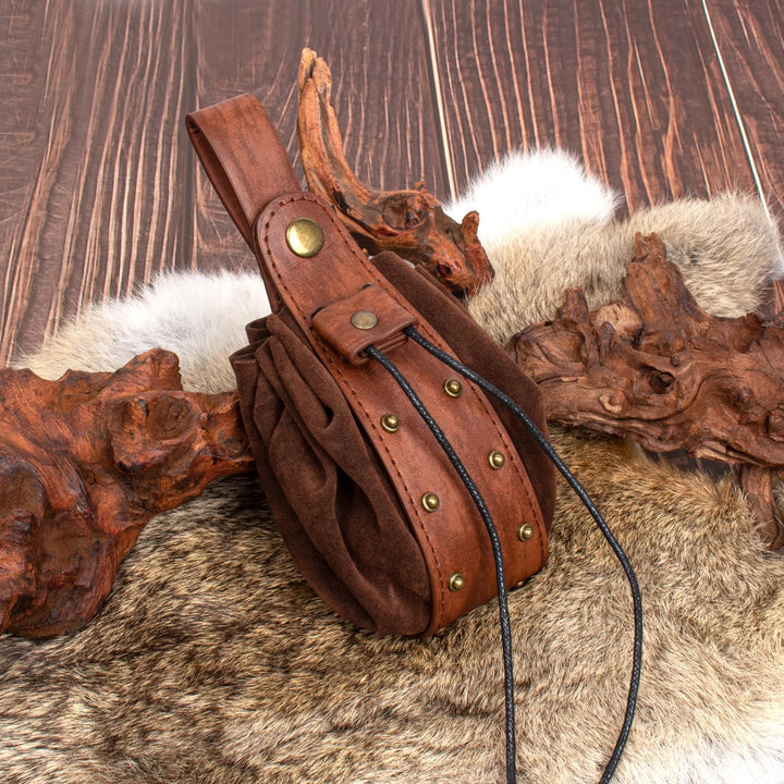 WorldNorse Mittelalter-Zubehör, Bauchtasche, Gürteltasche